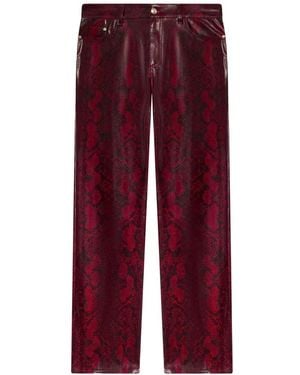 Gcds Straight Trousers - Red