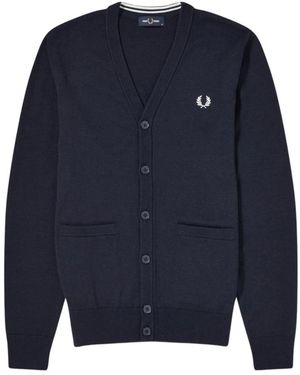 Fred Perry Cardigans - Blue