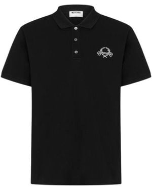 Moschino Laurel Crown Polo - Zwart