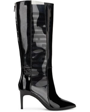 Moschino Heeled Boots - Black