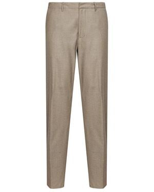 Etro Pegaso Embroidered Hosen - Grau