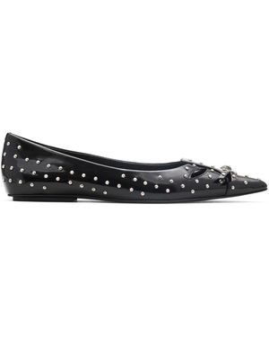 Marc Jacobs Schoenen ,Zwart ,Leer De Kat Ballerina