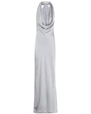 Norma Kamali Elegantes drape bias kleid - Weiß