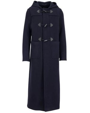Prada Single-Breasted Coats - Blue