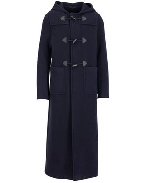 Prada Single-Breasted Coats - Blue
