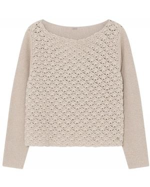 GUSTAV Round-Neck Knitwear - Naturel