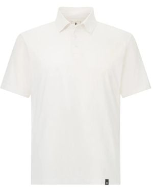 BOGGI Polo-Shirt Aus Stretch-Supima-Baumwolle - Weiß