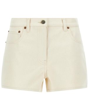 Valentino Garavani Denim Shorts - Neutre