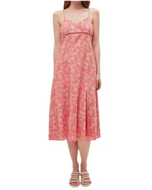 Suncoo Midi Dresses - Red