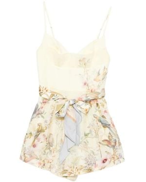 Zimmermann Playsuits - Natural