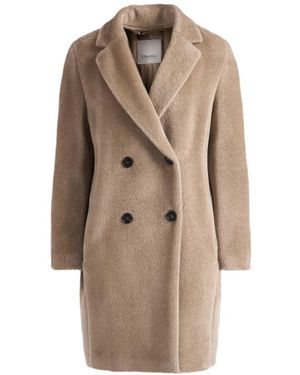 Max Mara Double-Breasted Coats - Bruin