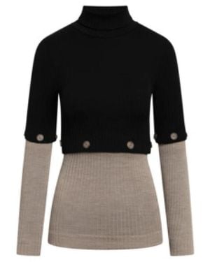 Tooche Zwarte Elegance Layering Shirt