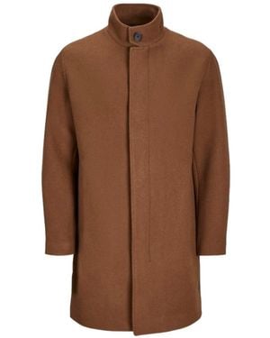 Jack & Jones Single-Breasted Coats - Brown