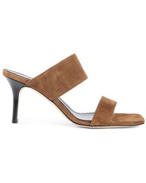 Aeyde Heeled Mules - Brown
