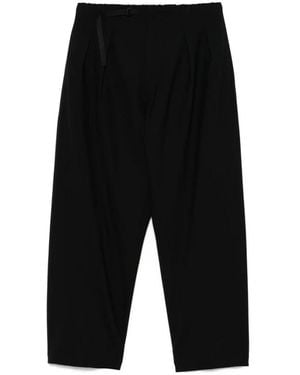Seven Gauge Straight Trousers - Black