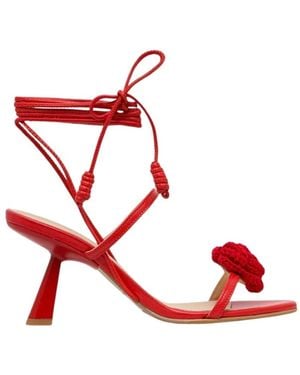 Alohas Schoenen ,Rood ,Leer Kendra High Heel Sandalen