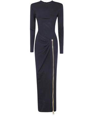 Balmain Maxi Jurken - Blauw