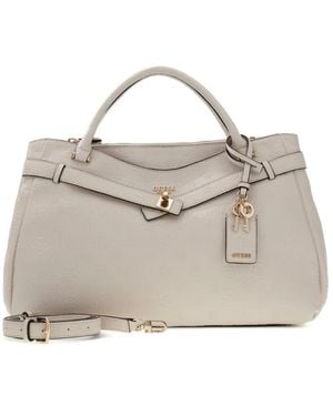Guess Tassen ,Ella Logo Large Girlfriend Satchel - Metallic