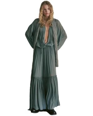 Semicouture Maxi Dresses - Green