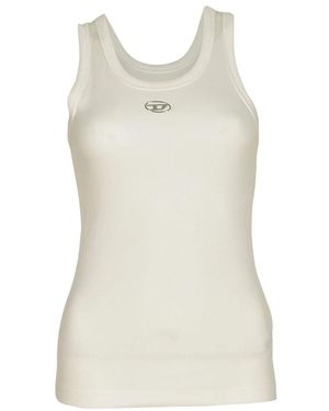 DIESEL Sleeveless Tops - Natural