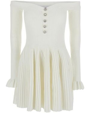 Self-Portrait Short Dresses - Bianco