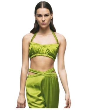 Gaelle Paris Sleeveless Tops - Green