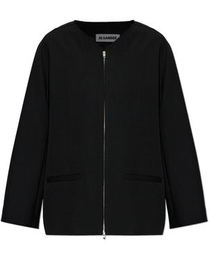 Jil Sander Light Jackets - Negro