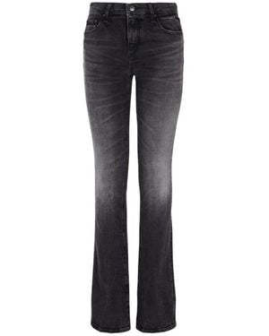 ARMANI EXCHANGE Boot-Cut Jeans - Black