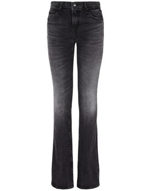 ARMANI EXCHANGE Boot-Cut Jeans - Black