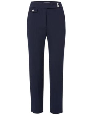 Veronica Beard Cropped Trousers - Blue