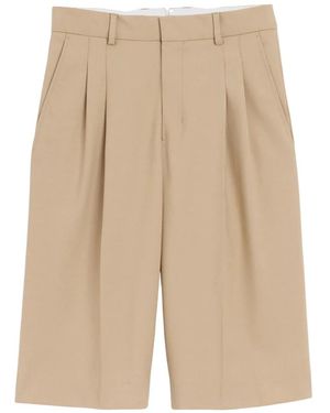 Ami Paris Long Shorts - Natural