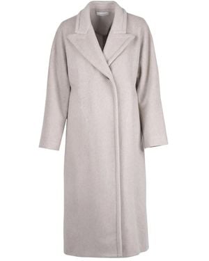 Liviana Conti Single-Breasted Coats - Gris