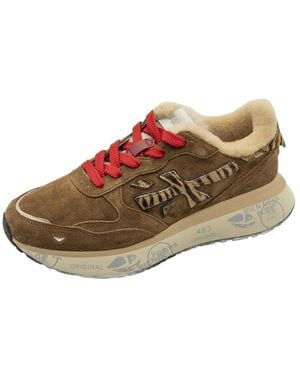 Premiata Schoenen ,Bruin ,Wol Lauryn 8532M