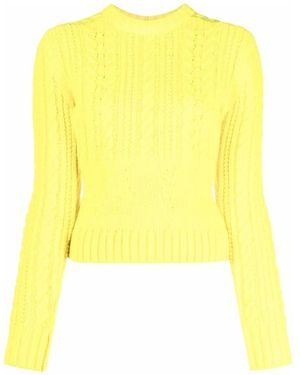 Philosophy Di Lorenzo Serafini Round-Neck Knitwear - Yellow