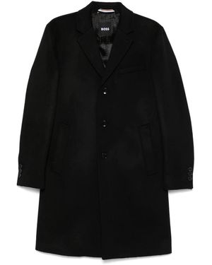 HUGO Single-Breasted Coats - Negro