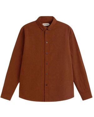 Thinking Mu Overhemden ,Bruin ,Casual Shirt