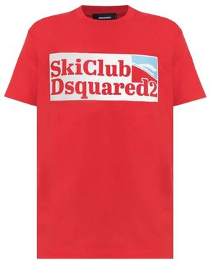 DSquared² T-Shirts - Rojo
