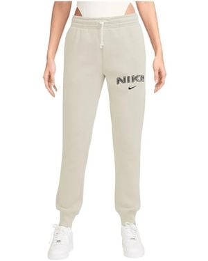 Nike Trainingsbroek Met Logo - Naturel