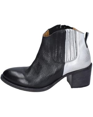 Moma Cowboy & Biker Boots - Black
