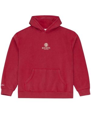 Mitchell & Ness Th17689 Kapuzenpullover - Rot