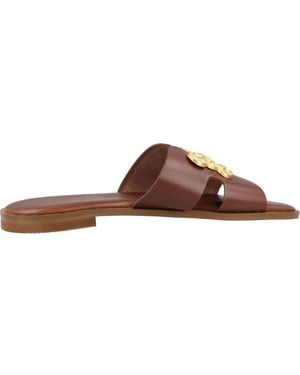 Caryatis Greek Sandals Greek Sandal - Bruin