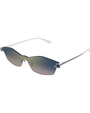 Cartier Shield Zonnebril - Blauw