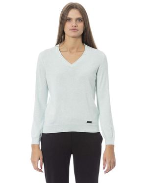 Baldinini V-Neck Knitwear - Bianco