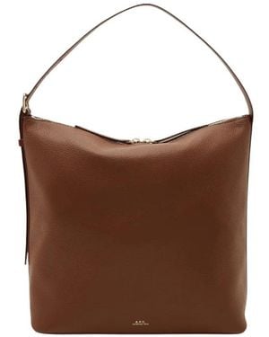 A.P.C. Shoulder Bags - Marrone