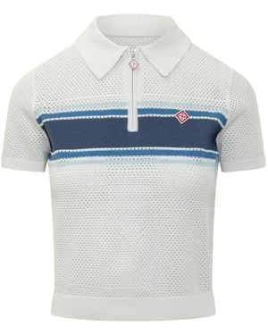 CASABLANCA Round-Neck Knitwear - Blue