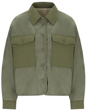 Weekend by Maxmara Jassen ,Groen ,Polyester Cork Reversible Jacket