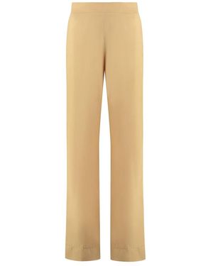 Jil Sander Wide Trousers - Natural