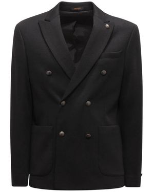 Officina 36 1167Dp Tadeo Jacket - Zwart