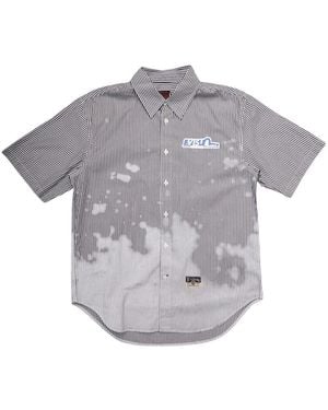 Evisu Short Sleeve Shirts - Gray