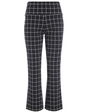 Bitte Kai Rand Grafische Tictactoe Flared Broek - Grijs